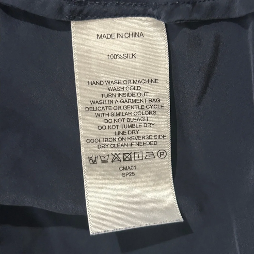 Quince 100% Silk Midi Dress - Picture 4 of 4